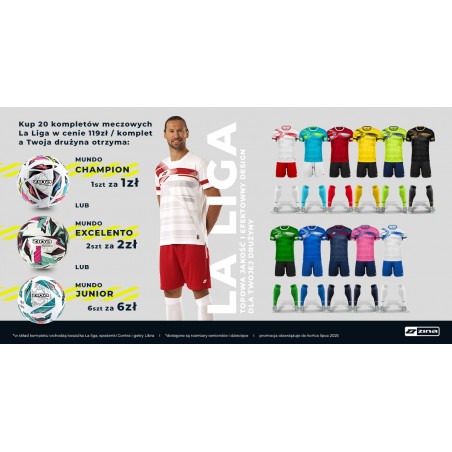 20 Kompletów ZINA LA LIGA+ PIŁKA ZINA