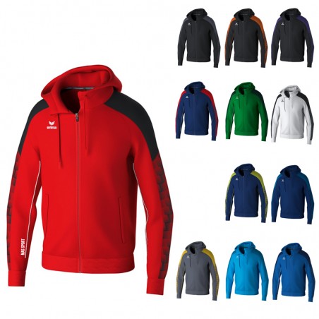 Bluza z kapturem erima FULL ZIP EVO STAR Senior