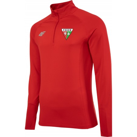 Bluza treningowa 4F Academy Mid Junior - POGOŃ ŁASZCZÓWKA - czerwony