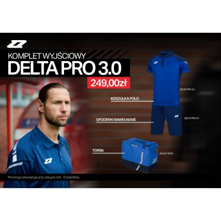Komplet wyjściowy ZINA DELTA PRO 3.0 (koszulka polo + spodenki bawełniane + torba)
