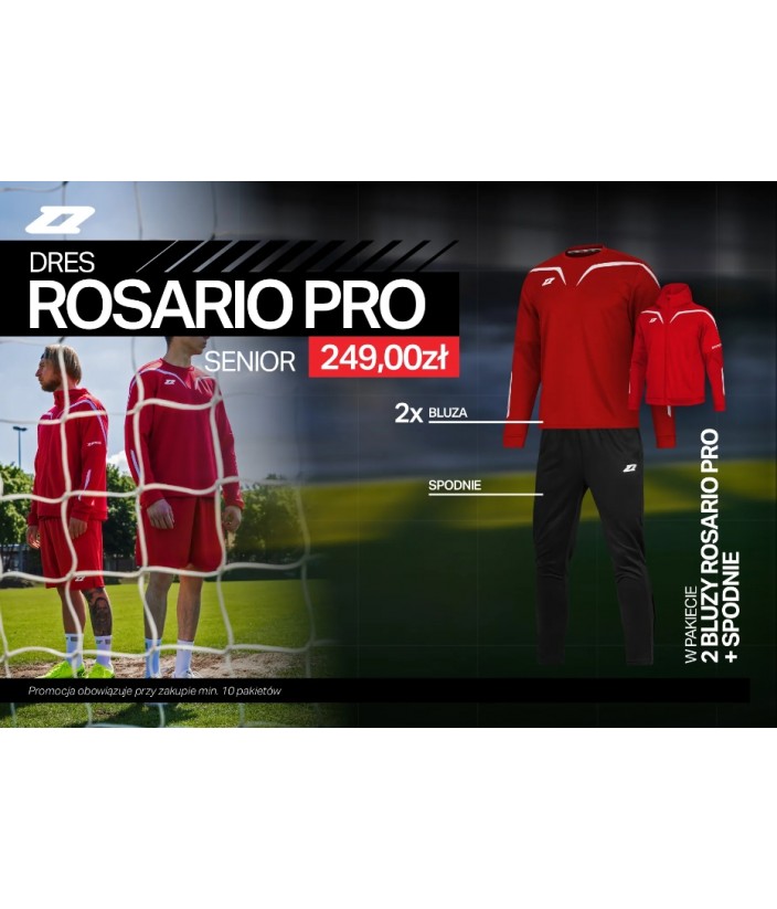 Komplet treningowy ZINA ROSARIO PRO Senior (bluza + spodnie + bluza wyjazdowa)